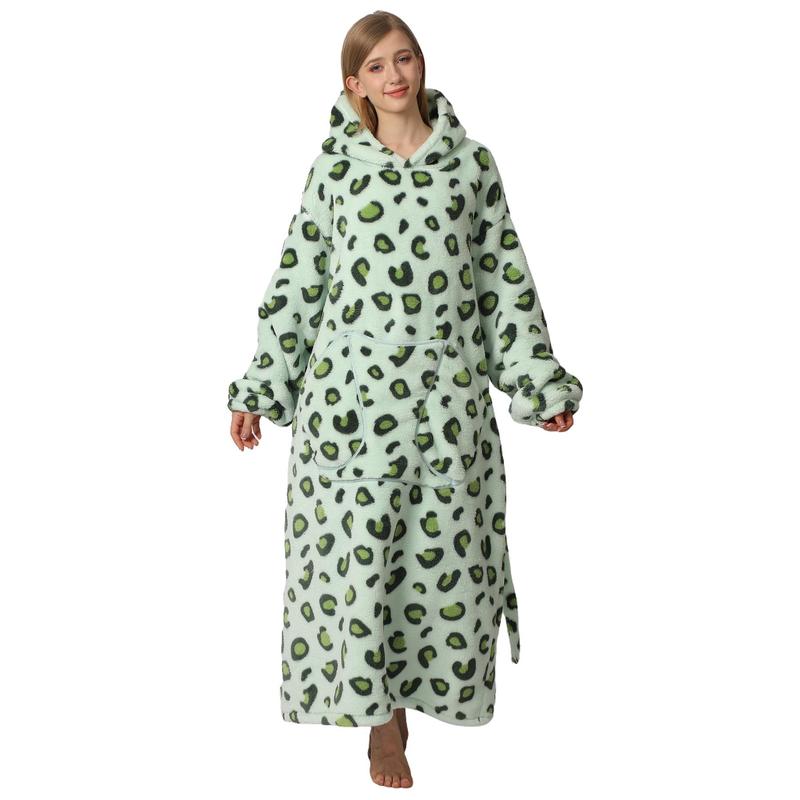 Cute Cartoon Print Hoodie Blanket